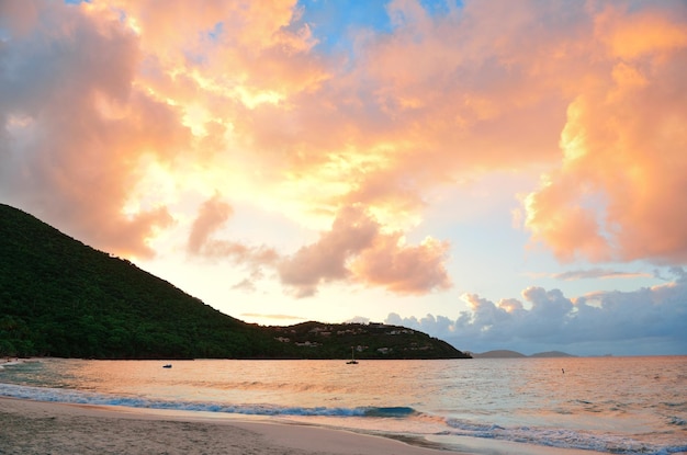 Beach sunset