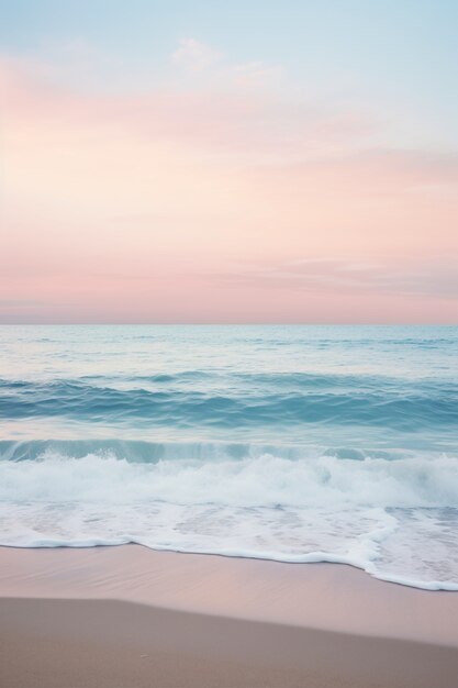 Beach view with ocean water