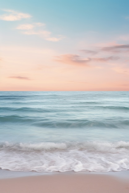 Beach view with ocean water