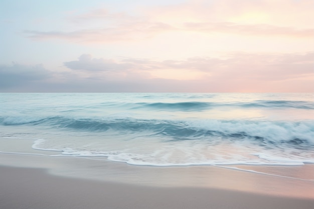 Free photo beach view with ocean water