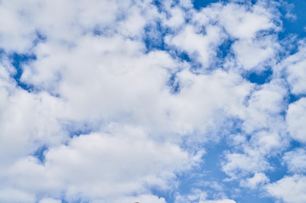 Free Photo beatiful blue sky with clouds on a sunny day