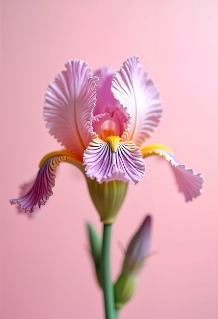 Beautiful 3d flower close-up