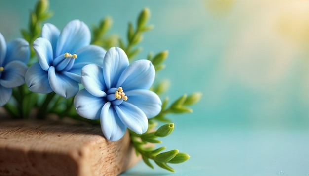 Free photo beautiful 3d flower close-up