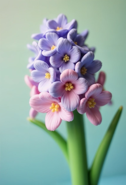 Beautiful 3d flower close-up