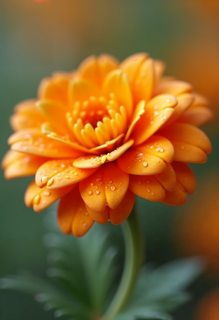 Free photo beautiful 3d flower close-up