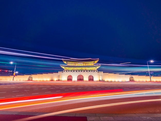 Beautiful architecture building of gyeongbokgung palace