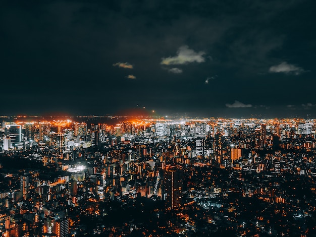 Beautiful architecture and building of tokyo cityscape