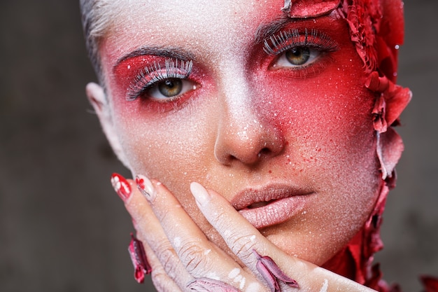 Beautiful, artistic makeup