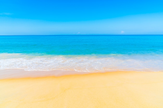 Beautiful beach and sea