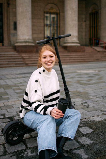 Free Photo beautiful belarus person in the city