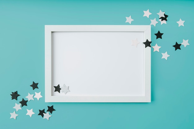 Free Photo beautiful blank frame concept