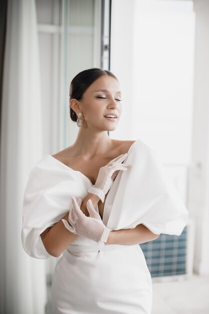 beautiful bride portrait