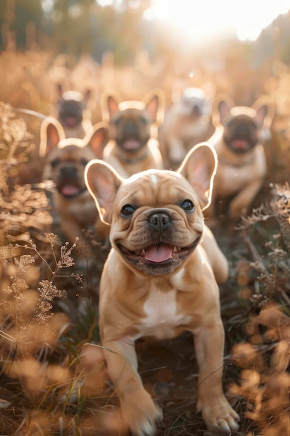 Free photo beautiful bulldog lifestyle