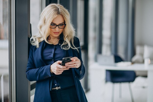 Beautiful business woman at the office