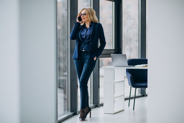 Beautiful business woman at the office