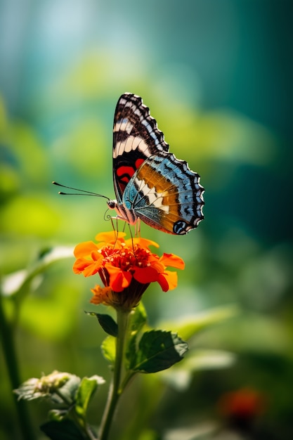 Beautiful butterfly in nature