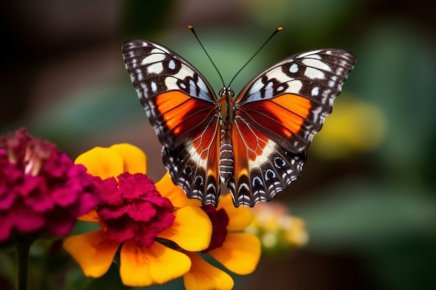 Beautiful butterfly in nature