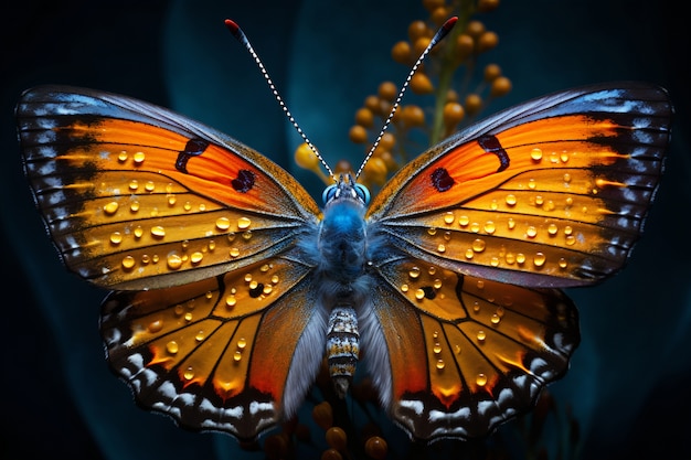 Beautiful butterfly in nature