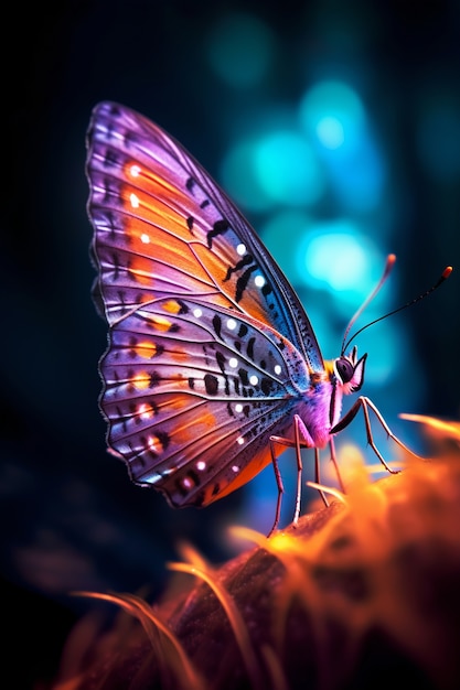 Beautiful butterfly in nature