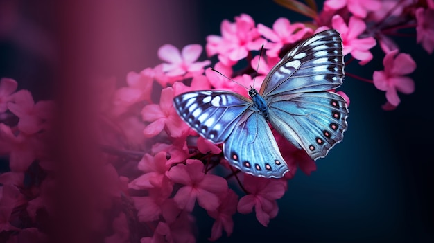 Beautiful butterfly in nature