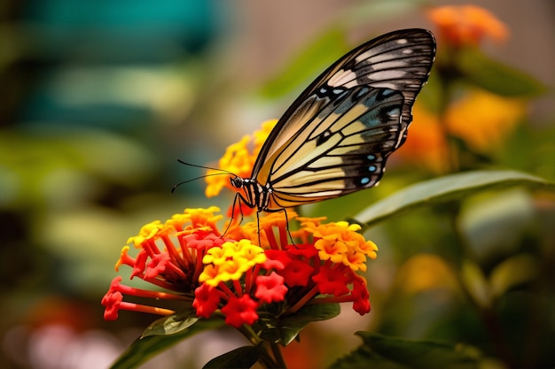 Beautiful butterfly in nature