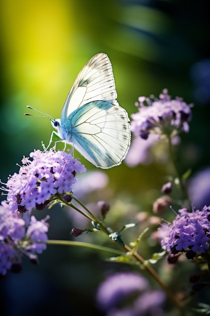 Free photo beautiful butterfly in nature