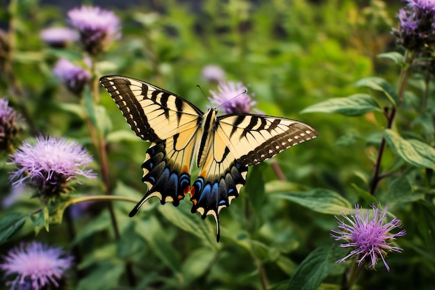 Free photo beautiful butterfly in nature