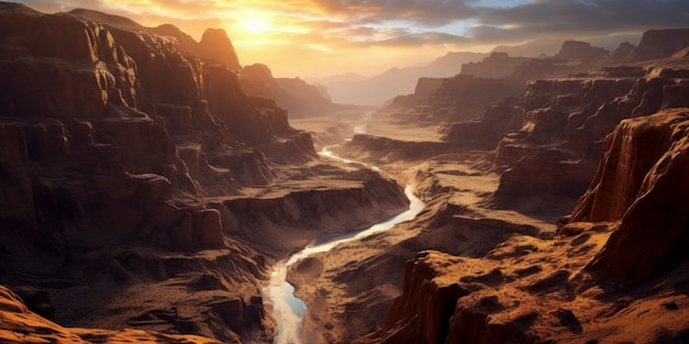 Beautiful canyon landscape