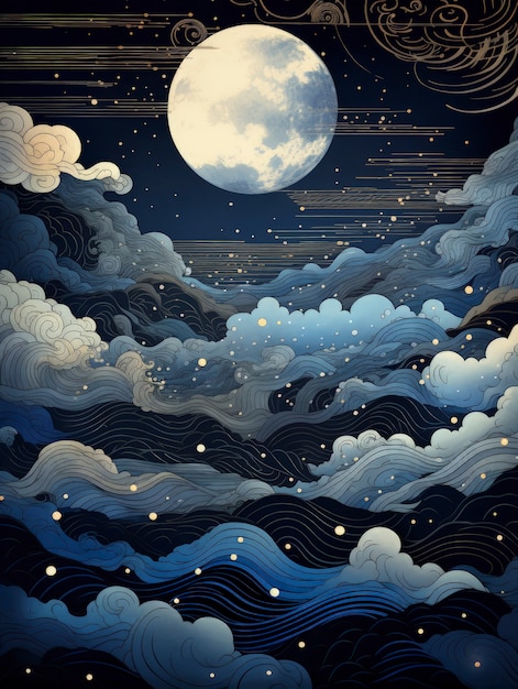 Beautiful clouds digital art