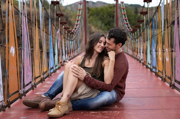 Beautiful couple spending time together