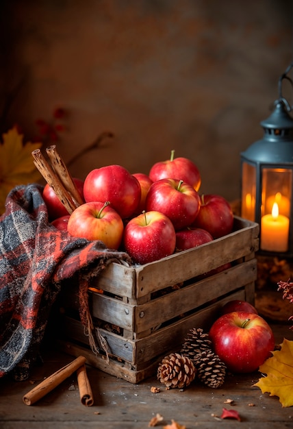 Beautiful cozy autumn scene