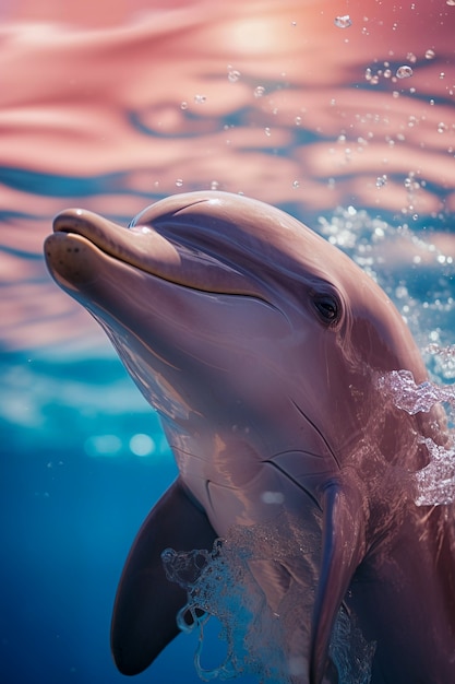 Free Photo beautiful dolphin exotic background