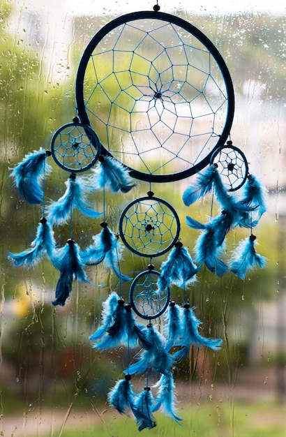 Free Photo beautiful dream catcher outdoors