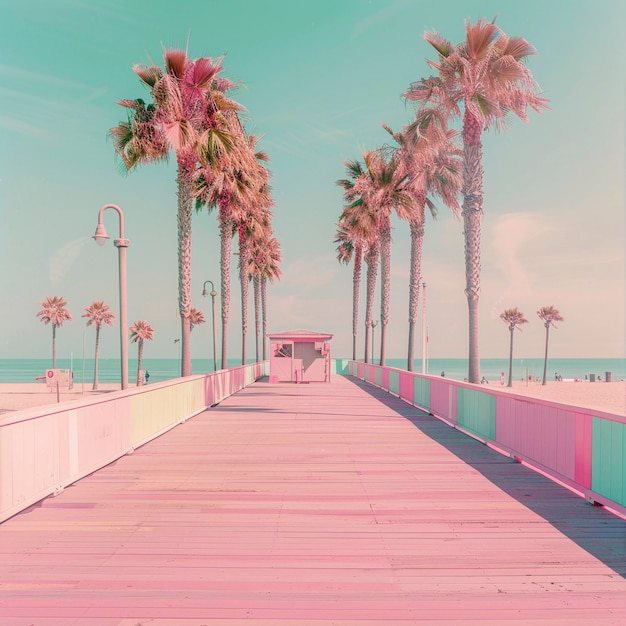 Beautiful dreamy aesthetic landscape