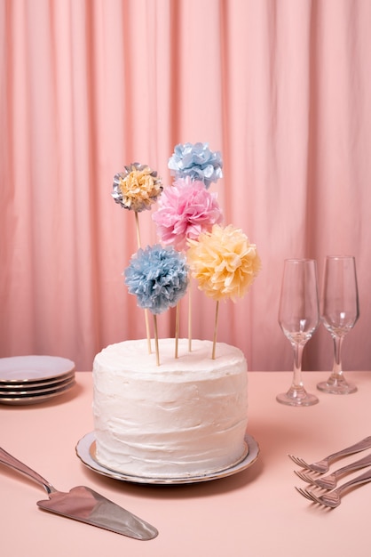 Beautiful and elegant cake topper