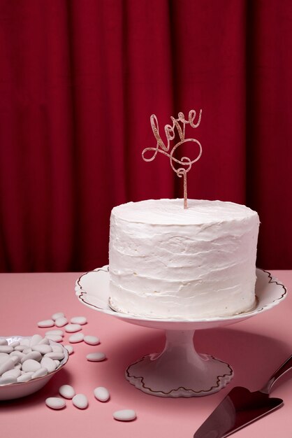 Beautiful and elegant cake topper