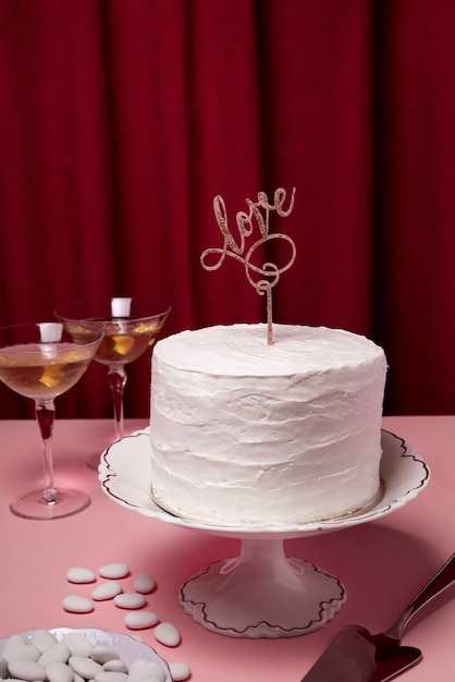 Beautiful and elegant cake topper