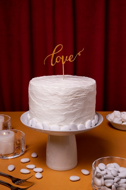 Beautiful and elegant cake topper