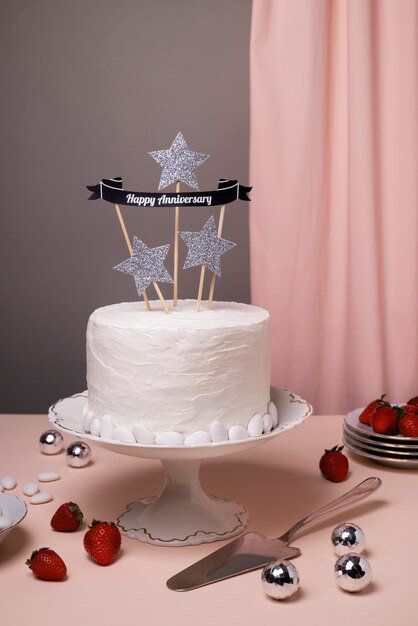 Beautiful and elegant cake topper