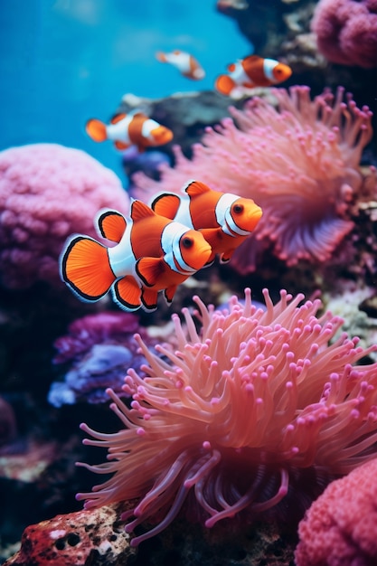 Beautiful exotic clownfish