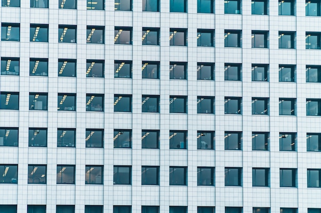 Free Photo beautiful exterior building with glass window pattern textures