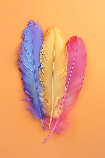 Free Photo beautiful feathers arrangement