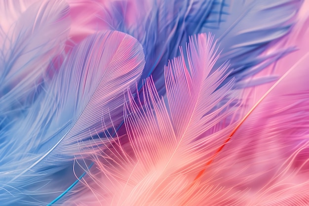 Free photo beautiful feathers arrangement