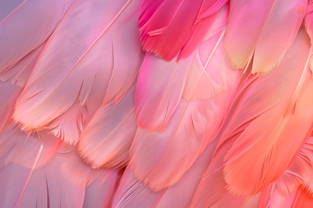 Free photo beautiful feathers arrangement