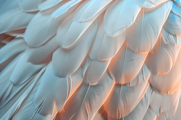 Free photo beautiful feathers arrangement