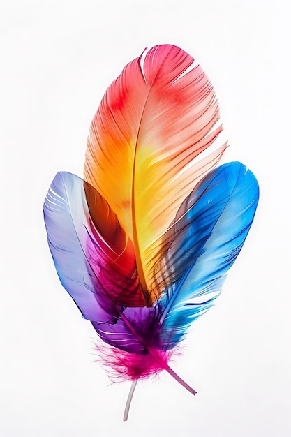 Free Photo beautiful feathers arrangement