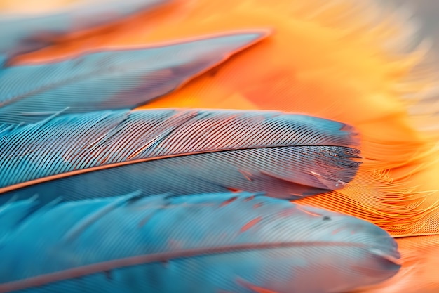 Free Photo beautiful feathers arrangement