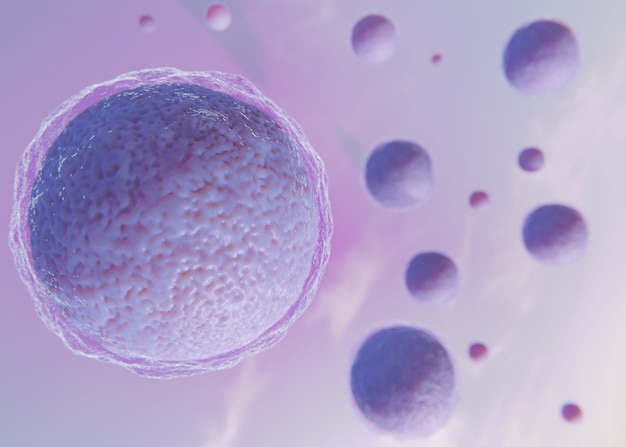 Free photo beautiful fertility concept in 3d rendering