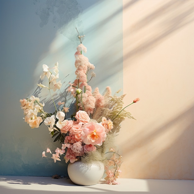 Free photo beautiful floral composition