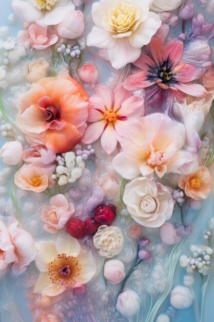 Beautiful floral spring wallpaper